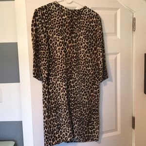 Cheetah Print Shift Dress